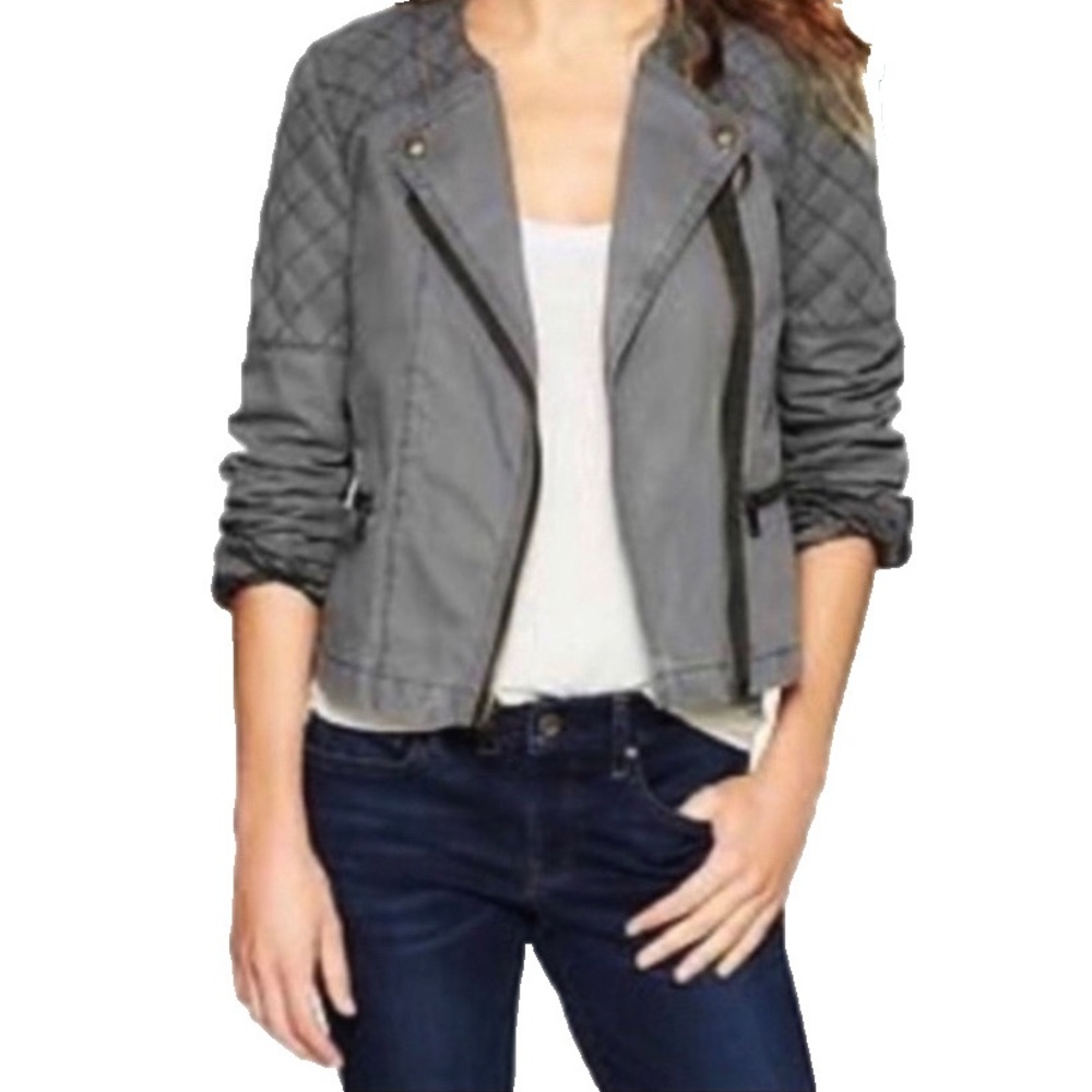 Gap Quilted Moto Jacket